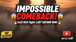 THE IMPOSSIBLE COMEBACK! 😱 2vs2 M24 Room Fight | Last Second Win! 🔥 BGMI 