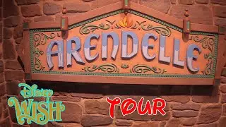 Disney Cruise line Wish, Arendelle a frozen restaurant tour