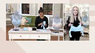 Breezies Natural Curves Unlined Support Underwire or Wirefree Bra on QVC