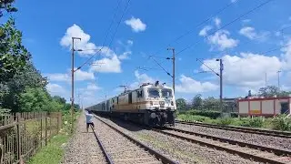 Bilaspur Okha Sf Express and Howrah Mumbai Mail Express at Sail Bhilai