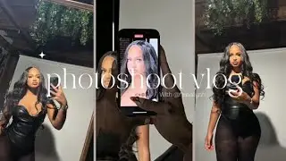 VLOG : photoshoot day for my hair business to rebrand