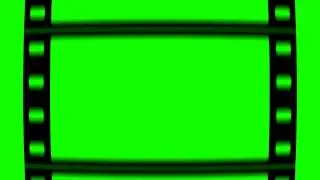 Film Strip Fast Blur - Green Screen Animation