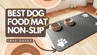 Non Slip Absorbent Dog Food Mat Review Keep Your Floors Clean & Dry!