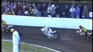 Les Collins FIRED UP | 1990 Berwick Speedway Videos - vs Edinburgh (Heat 8)