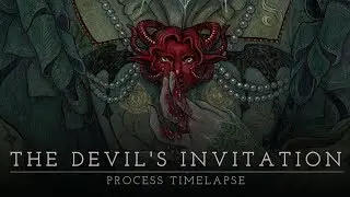 Time Lapse Painting: The Devil's Invitation