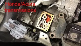 Honda and Acura 5 speed automatic solenoid removal and screen cleaning. Slipping fix.