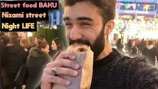 Local Food of Azerbaijan l Nizami street l baku night life l walking tour l centerpoint #vlog47