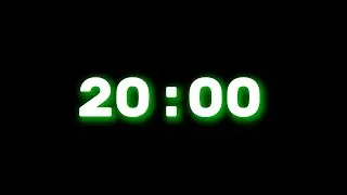 20-Minute Silent Timer – 20-Minute Silent Countdown with Alarm 🔔 at the End | Online Stopwatch Time