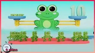 Frog Balance Math Game Animation for kids | Teddy Kids