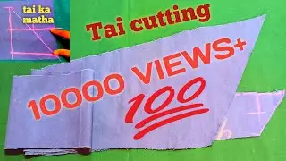 how to make tie cutting easy tie cutting Assam tie cutting Tai kaatne ka aasan tarika lucky fashion