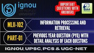 IGNOU  MLII-102 PREVIOUS YEAR QUESTIONS (PYQ) AND MOST  IMPORTANT QUESTIONS WITH ANSWERS (PART-01)