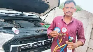 Quick and Simple Car AC Gas Charging Tips How to Charge AC Gas in Ford Endeavour