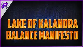 (3.19) Path of Exile Lake of Kalandra Balance Manifesto - First Thoughts