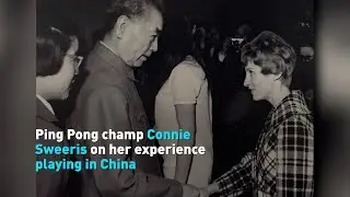 Table Tennis champ Connie Sweeris discusses her experience playing in China