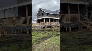 Deurbanization. Frame house. Каркасный дом.