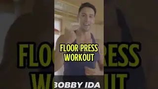 Floor Press Workout By Bobby Ida #gym #workout #exercise