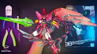 RG 1/144 Gundam Epyon | ♬ Satisfying beat building | ASMR Build