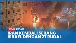 Iran Balas Dendam Serang Israel Pakai Puluhan Rudal, Haifa hingga Tel Aviv Rusak Parah