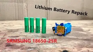 Repair/Repack 4 Cell Vacuum Battery with SAMSUNG CELLS :D