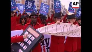 Demonstration ahead of EU summit on climate change
