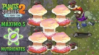 Que Planta puede derrotar al Zombi Cardio (Fase 1) con máximo 5 Nutrientes (plantas lvl 1)