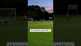 Vi anerkender gode m&aring;l! 🙃#m&aring;l #goal #fodbold #football #soccer #denmark #dansk #bordingif