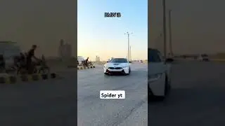 BMW i8 😱🔥/karachi do darya track 😱#spideryt #shorts #karachitrack #bmw #cars