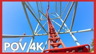 Sky Scream POV 4K Front Row | Plopsaland Deutschland 🇩🇪