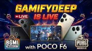 Gamifydeep is live Bgmi Pubg mobile 4.2 season let's go #gaming #streamwithglip