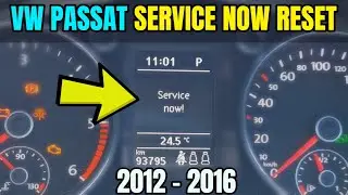 Volkswagen Passat Service Now Warning Reset - How To DIY