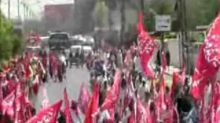 May Day rally 2011 Lahore Pakistan by National Trade Union Federation