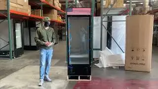 23.5 cu ft Merchandiser Commercial Refrigerator Commercial Refrigerator 1 Glass Doors
