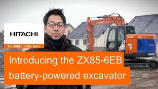 Introducing the ZX85-6EB battery-powered excavator