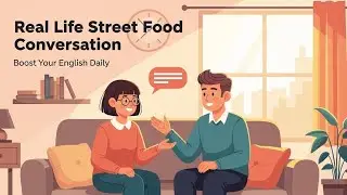 English Speaking Practice for Beginners | Real Life Street Food Conversation