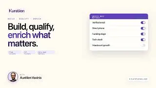 Build Your List from Scratch, Filter to Qualify & Enrich What Matters