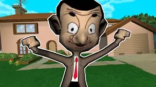 The Simpsons Hit & Run - Mr. Bean in Night-Mod Gameplay