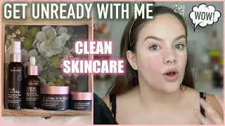 GET UNREADY WITH ME | CLEAN SKINCARE REVIEW | FLEUR & BEE 🐝