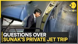 Rishi Sunak's private jet trip raises questions on political donations and transparency | WION News