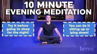 10-минутная вечерняя дыхательная медитация с инструкциями | #медитациядлясна #медитация #дыхатель...
