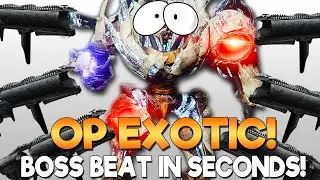 NEW Broken and OP Exotic!  Beat Raid Bosses in SECONDS! | Destiny 2