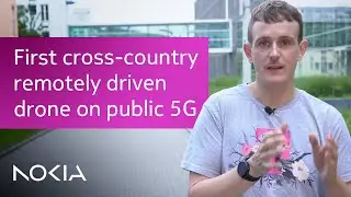 Drone connectivity demo with Nokia & Deutsche Telekom