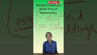 Mordell Conjecture Awarded Nobel Prize of Mathematics #upsc2025