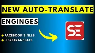 Новые движки автоматического перевода в редактировании субтитров — NLLB от Facebook и LibreTranslate