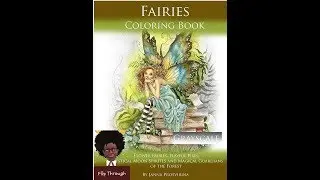 Fairies Coloring Book Flip through