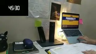1 HOUR STUDY WITH ME | No Break, No Music