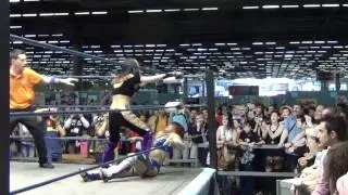 Triple Tail S Full Women Wrestling Fight Japan Expo 2012 HD