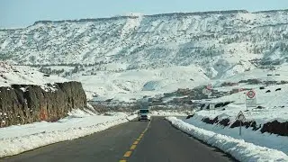 الثلوج ما زالت بكثافة  اقليم ورزازات من اغرم نوكدال الى اكويم Snow Covers The Province Of Ouarzazat