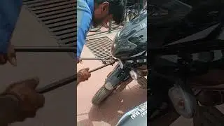 My Pulsar 220F 2023 First Service Cost | Pulsar 220F First Service & Number Plate Installation |