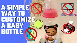 How To Use A Sticker For Your Baby Bottle Tutorial