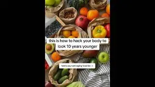 this is how to hack your body to look 10 years younger  #antiaging #healthyfood #skincare #health
